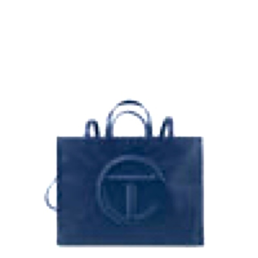 Telfar Large Navy Shopper Tote